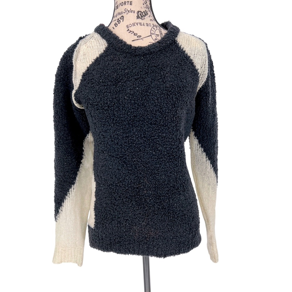 IRO Paris Shani Colorblock Sweater Women's Medium Wool Blend EUC